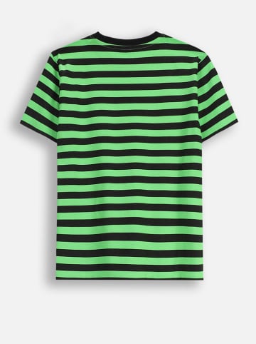 MOKIDA Shirt in Schwarz/ Grün