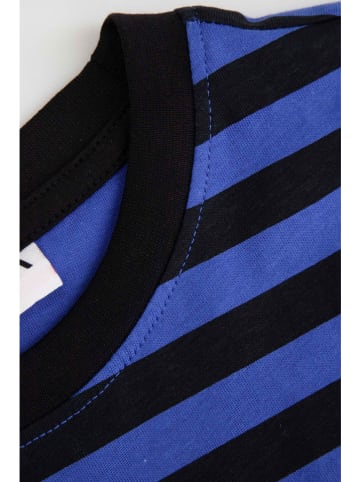 MOKIDA Shirt in Schwarz/ Blau