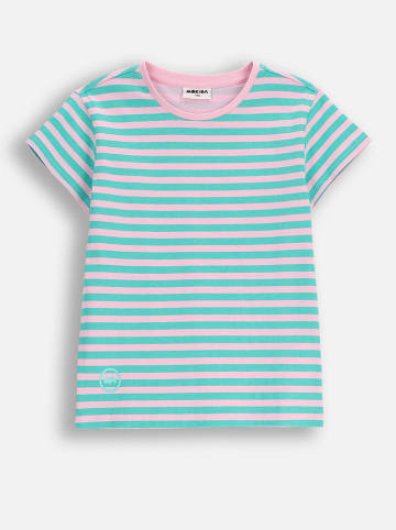 MOKIDA Shirt in Rosa/ Hellblau