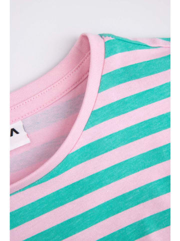 MOKIDA Shirt in Rosa/ Hellblau