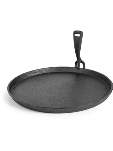 Ibili Gusseisenplatte in Schwarz - Ø 30 cm