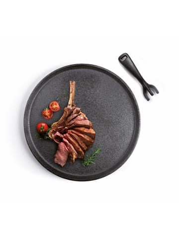 Ibili Płyta żeliwna w kolorze czarnym - Ø 30 cm