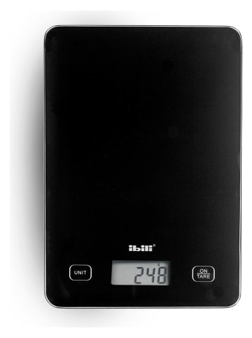 Ibili Küchenwaage in Schwarz - 5 kg