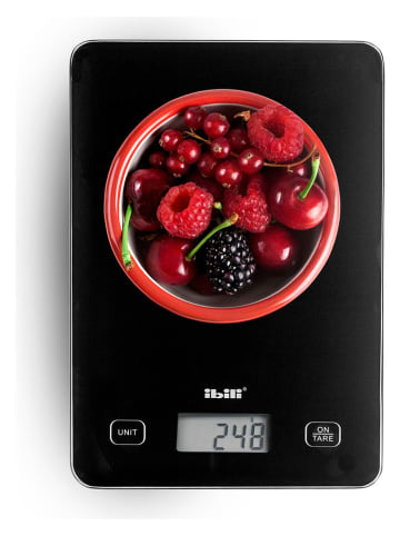 Ibili Waga kuchenna w kolorze czarnym - 5 kg
