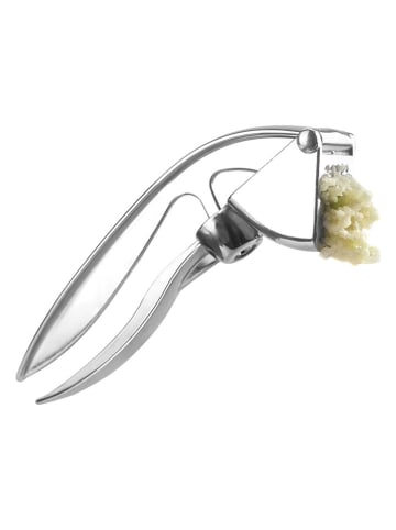 Ibili Edelstahl-Knoblauchpresse - (L)16 cm