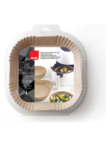 Ibili 2-delige set: frituurinlays beige - 2x 50 stuks