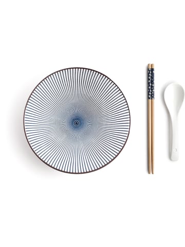 Ibili 4-delige ramenset "Hakata" wit/zwart