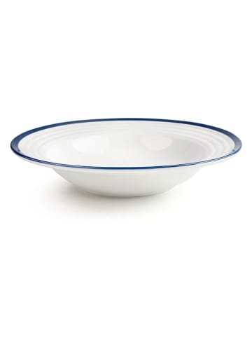 Ibili 12-delig tafelservies "Provance" blauw/wit