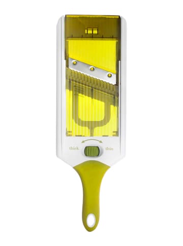 Ibili Mandolina w kolorze zielono-białym - 37,5 x 11,5 cm