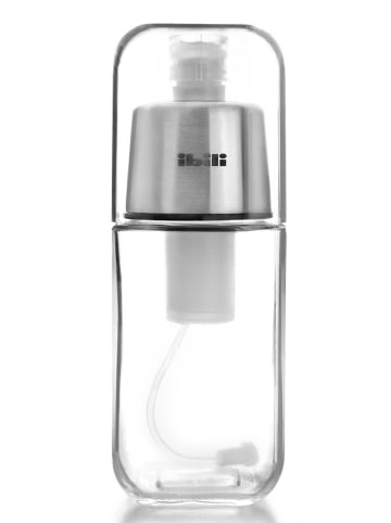 Ibili Butelka z rozpylaczem w kolorze srebrnym do oleju - 180 ml