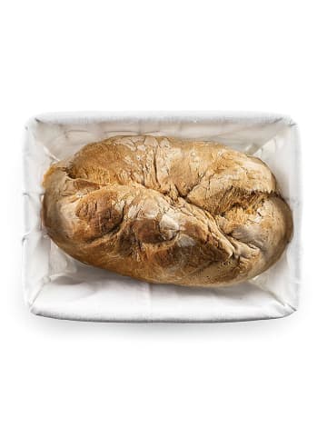 Ibili Koszyk w kolorze czarno-białym na pieczywo - 20 x 18 cm