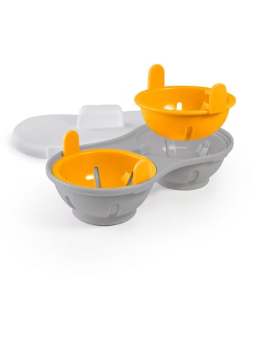 Ibili Eierkoker lichtgrijs/geel - (L)22 x (B)11 cm