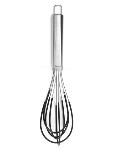 Ibili Schneebesen "Intense" in Silber/ Schwarz - (L)28 cm