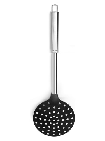 Ibili Schaumlöffel "Intense" in Silber/ Schwarz - (L)34 cm