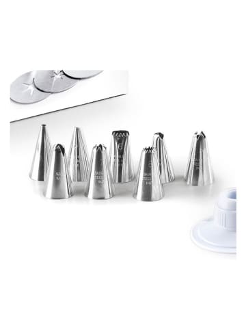 Ibili Pistolet w kolorze białym do ciasta - wys. 15 cm