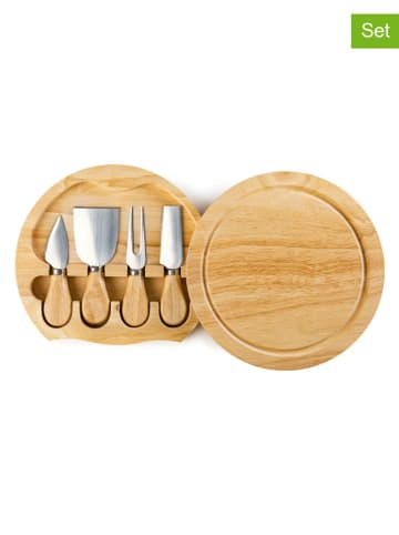 Ibili 5-delige Set: kaasmessen lichtbruin