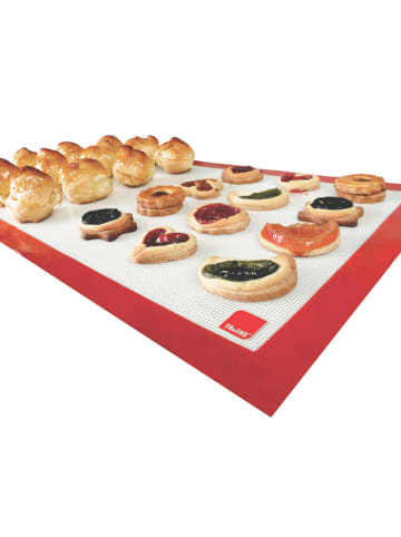 Ibili Backofenmatte in Creme/ Rot - (L)40 x (B)30 cm