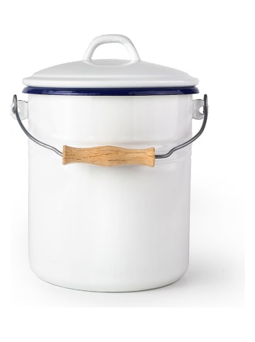 Ibili Komposteimer ''Blanca'' in Weiß - 6 l