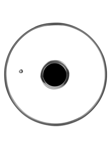 Ibili Szklana pokrywka w kolorze srebrnym - Ø 22 cm