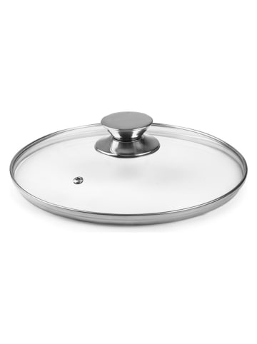 Ibili Glazen deksel zilverkleurig - Ø 26 cm