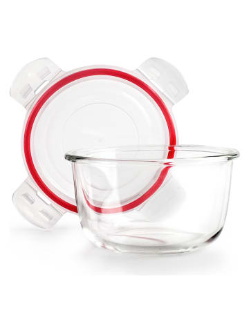 Ibili 2-delige set: vershouddozen ''Para'' rood - 800 ml