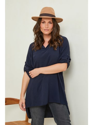 Curvy Lady Blouse donkerblauw