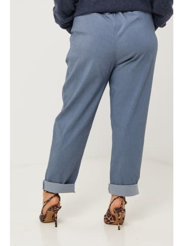 Curvy Lady Broek blauw