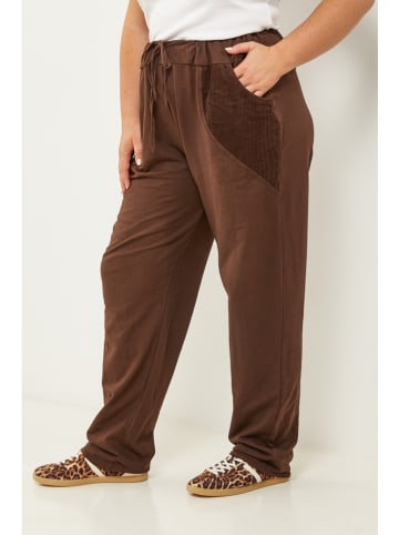 Curvy Lady Broek bruin