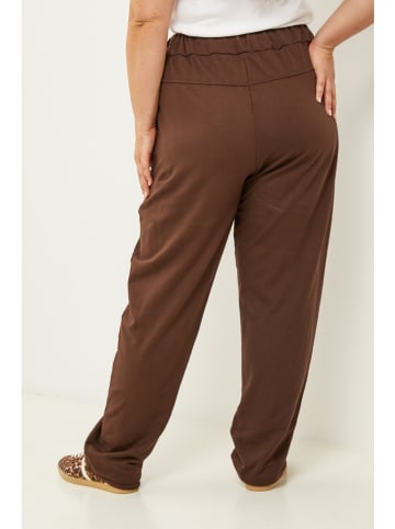 Curvy Lady Broek bruin
