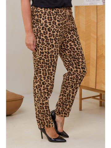 Curvy Lady Broek bruin