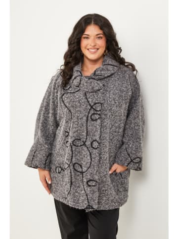 Curvy Lady Tussenmantel grijs