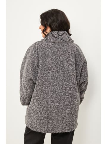 Curvy Lady Tussenmantel grijs