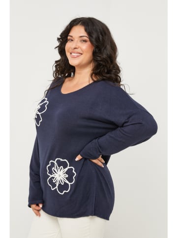 Curvy Lady Koszulka w kolorze granatowym