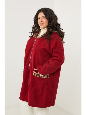 Curvy Lady Tussenmantel rood