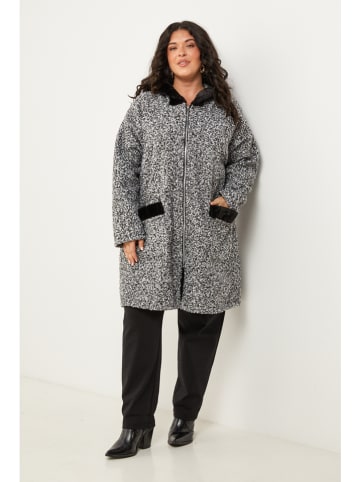 Curvy Lady Übergangsjacke in Grau