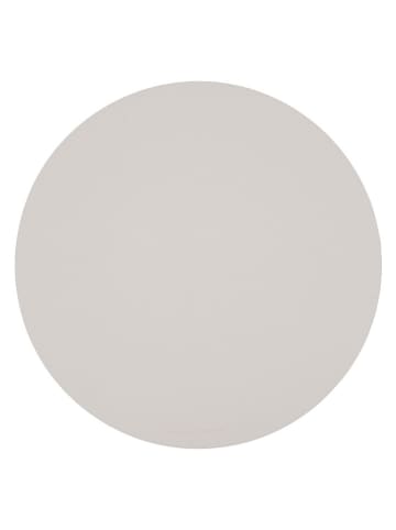 Eulenschnitt 2er-Set: Tischsets ''Herz'' in Creme - Ø 35 cm