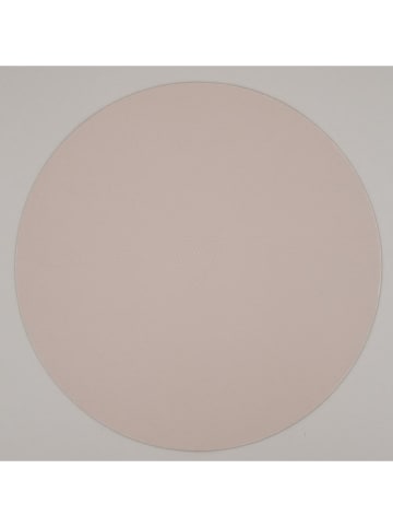 Eulenschnitt 2er-Set: Tischsets ''Herz'' in Creme - Ø 35 cm