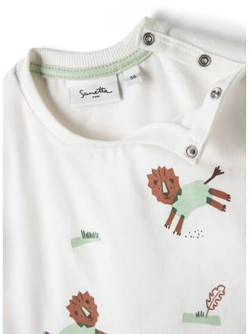 Sanetta Kidswear Koszulka w kolorze białym ze wzorem