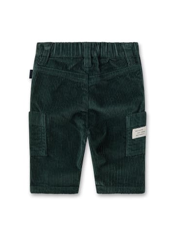 Sanetta Kidswear Bojówki sztruksowe w kolorze zielonym