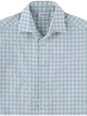 Sanetta Kidswear Koszula w kolorze błękitno-kremowym