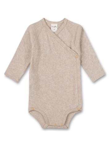 Sanetta 2-delige set: rompers lichtbruin