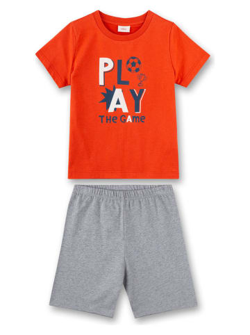 Sanetta Pyjama rood/grijs