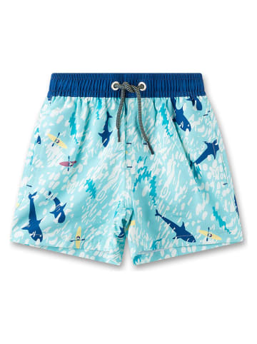 Sanetta Kidswear Szorty kąpielowe w kolorze błękitnym