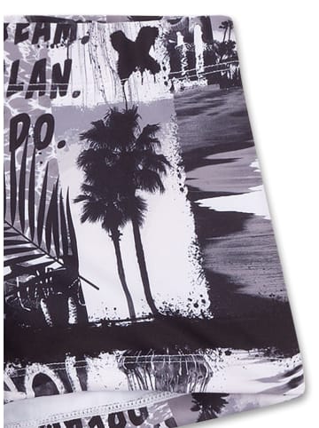 Sanetta Kidswear Badehose in Weiß/ Schwarz