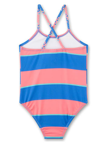 Sanetta Kidswear Badeanzug in Blau/ Rosa