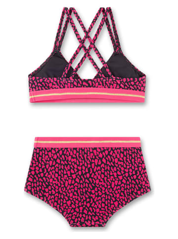 Sanetta Kidswear Bikini in Schwarz/ Pink