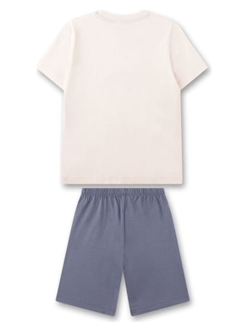 Sanetta Pyjama crème/blauw