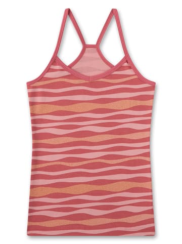 Sanetta Hemdje rood/lichtroze/oranje