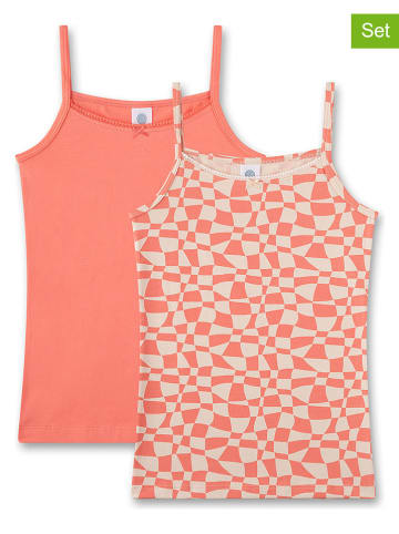 Sanetta Kidswear 2er-Set: Unterhemden in Orange