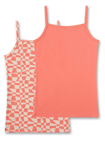 Sanetta Kidswear 2-delige set: onderhemden oranje